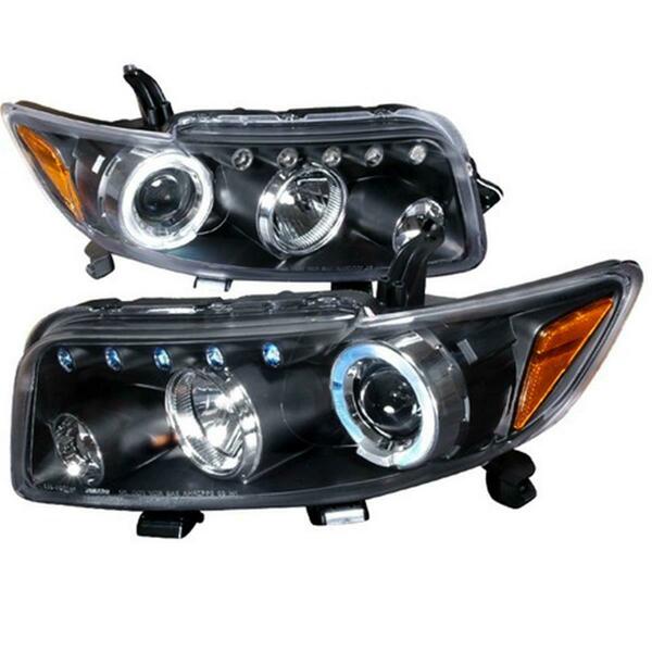 Overtime Halo LED Projector Headlights for 08 to 10 Scion XB, Black - 10 x 20 x 25 in. OV18290